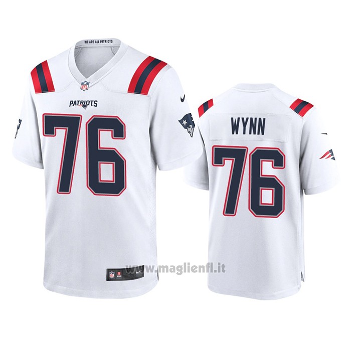 Maglia NFL Game New England Patriots Isaiah Wynn 2020 Bianco